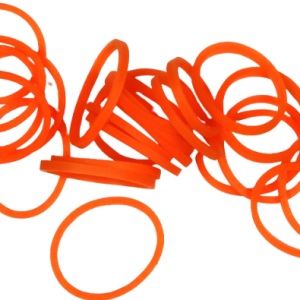 Orange Rubber bands-200 per bag