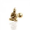 1pc- Buddha statue cartilage barbell