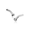 1pc- Titanium threadless curved labret