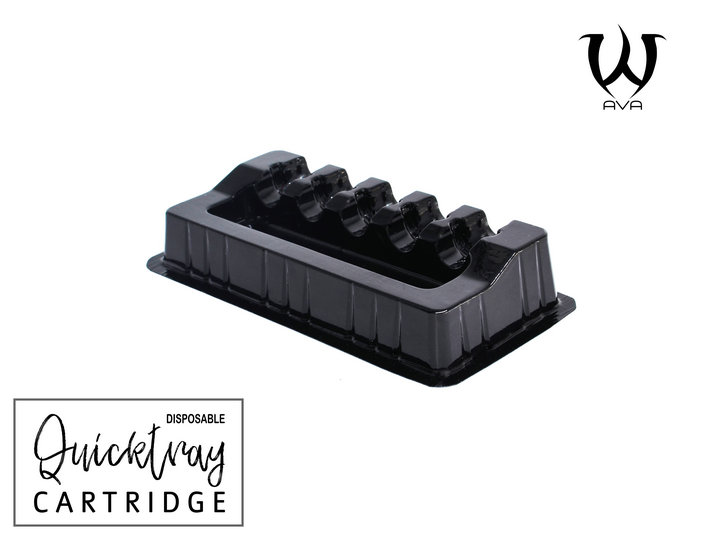 Disposable Cartridge QuickTray with Reservoir- Black - 50 per box