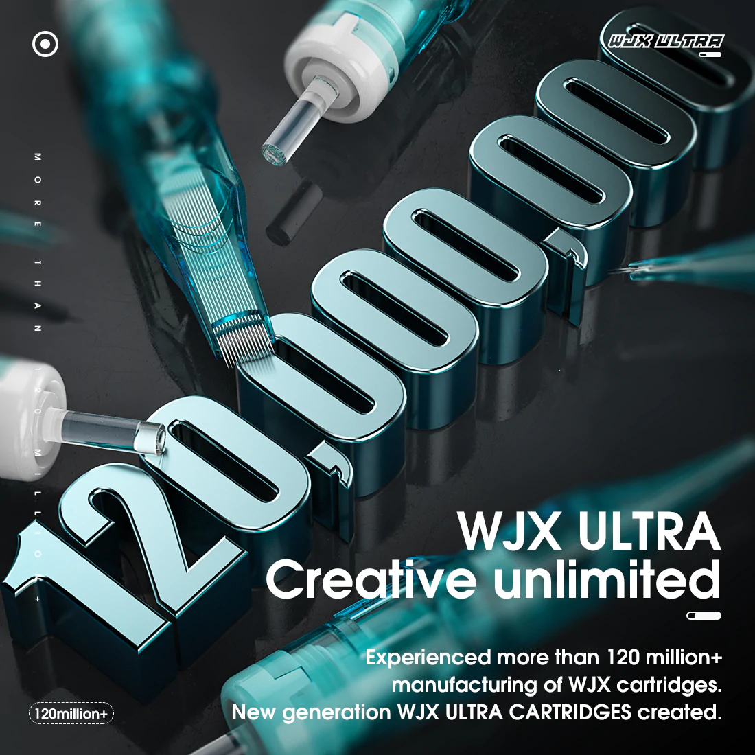 WJX ULTRA - Cartridge Needles (0.18mm-0.20mm) 5mm Taper - Liners - Image 3