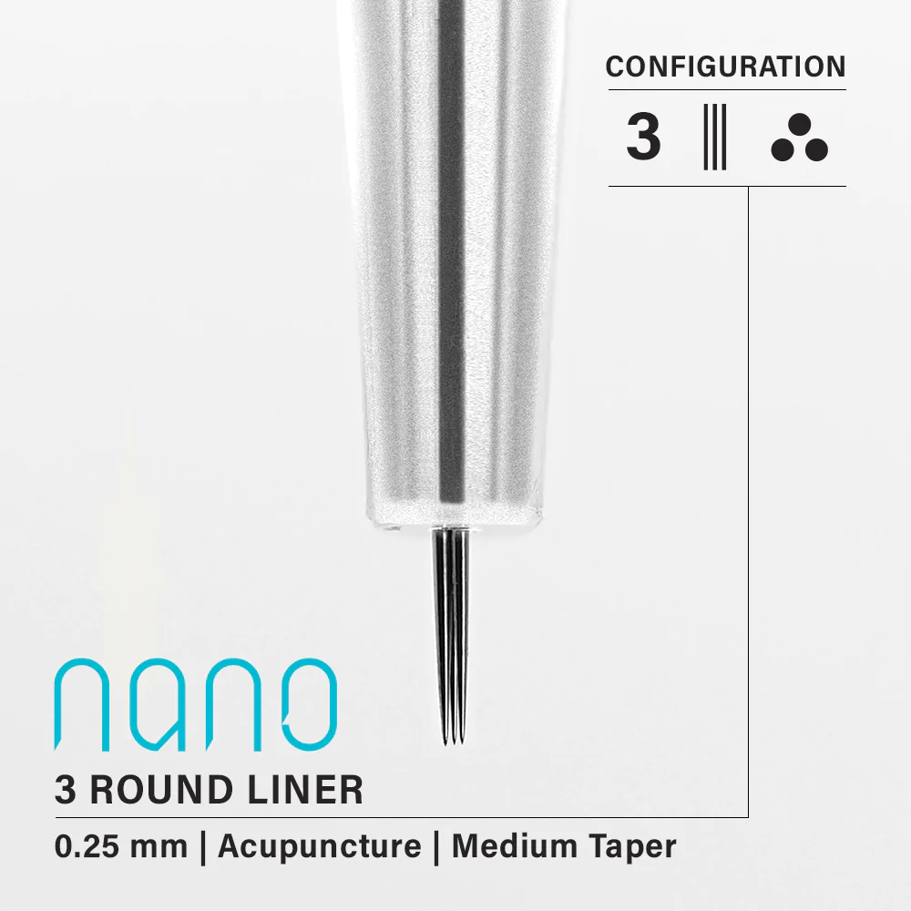 Vertix Nano Cartridges 0.20mm - 0.25mm Acupunture Taper (20 pack) - Image 9