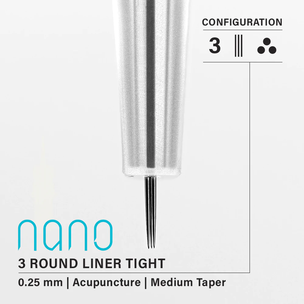 Vertix Nano Cartridges 0.20mm - 0.25mm Acupunture Taper (20 pack) - Image 5