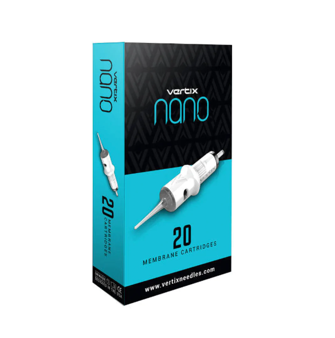 Vertix Nano Cartridges 0.20mm - 0.25mm Acupunture Taper (20 pack)