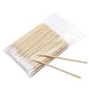 Wooden sticks with pointed cotton ends -Pack of 100pcs