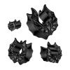 1pc- Black Bat Saddle Spreader