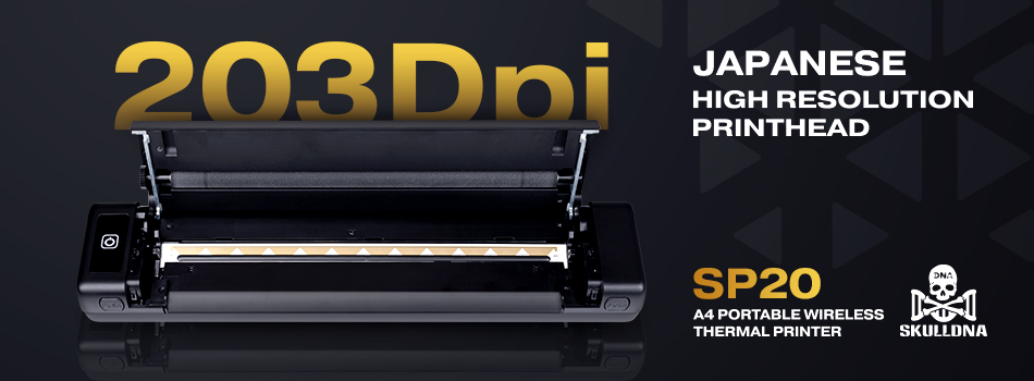 SKULLDNA SP20 Wireless Stencil Printer - BLACK - Image 3