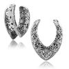 1pc- White Brass filigree Tunnels