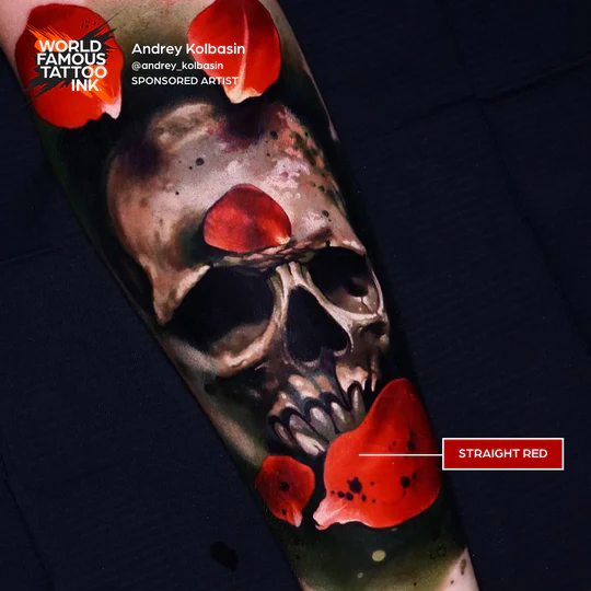 STRAIGHT RED - World Famous Ink -1oz - Image 2