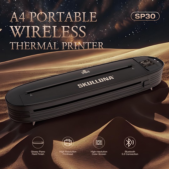 SKULLDNA SP30 Wireless Stencil Printer - BLACK - Image 6