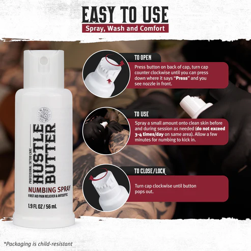 Hustle Butter Numbing Spray — 1.9oz Spray Bottle - Image 2