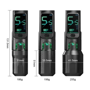 PIONEER-FURY Ⅱ 4.2mm Stroke Wireless Tattoo Pen | Body Graphics