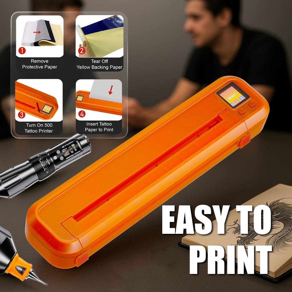 MHT-500 Wireless Stencil Printer by Bronc - Orange - Image 5