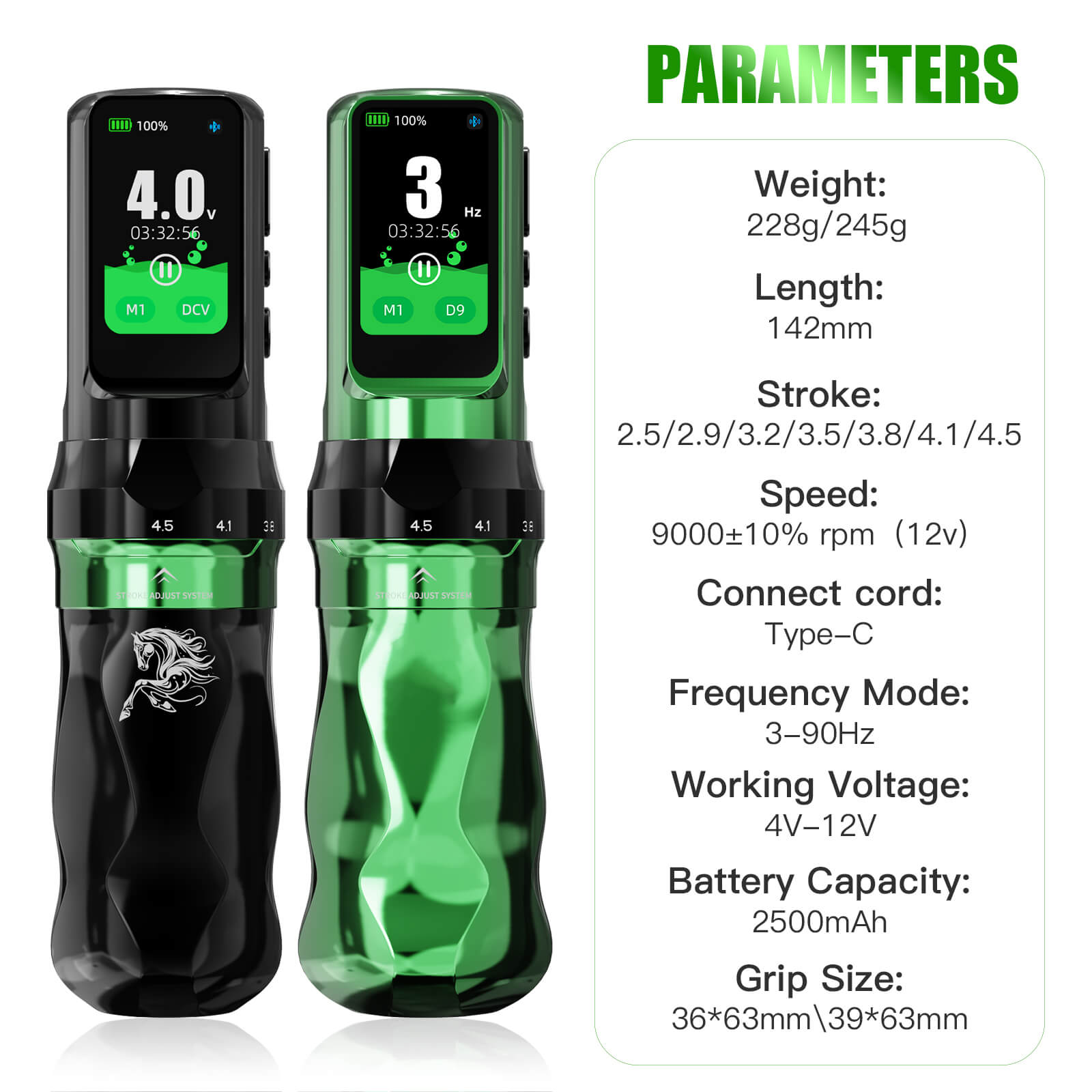 Dragonhawk Fold Pro - Year of The Horse Edition - Tattoo Machine Pen - Image 2