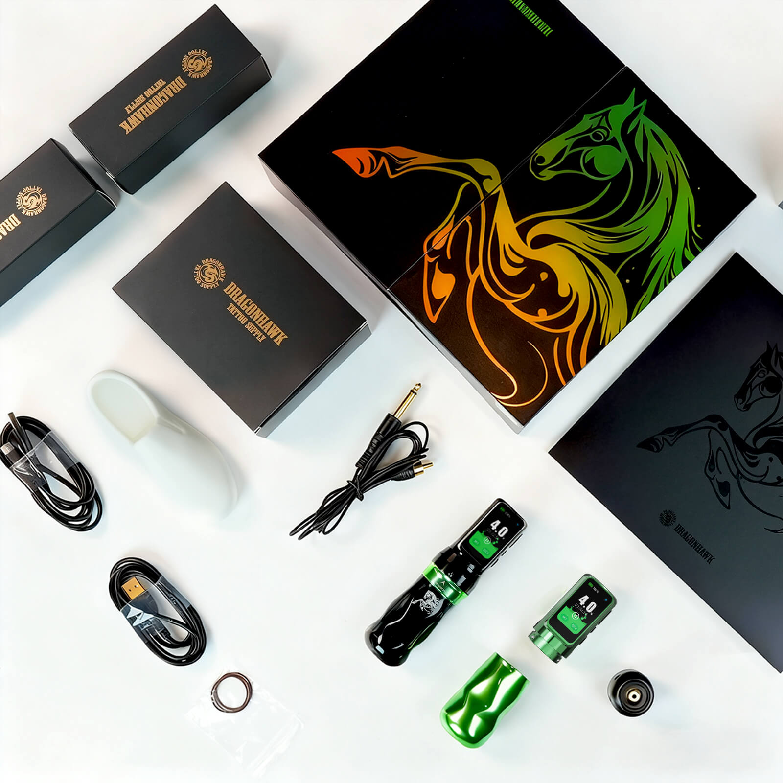 Dragonhawk Fold Pro - Year of The Horse Edition - Tattoo Machine Pen - Image 8