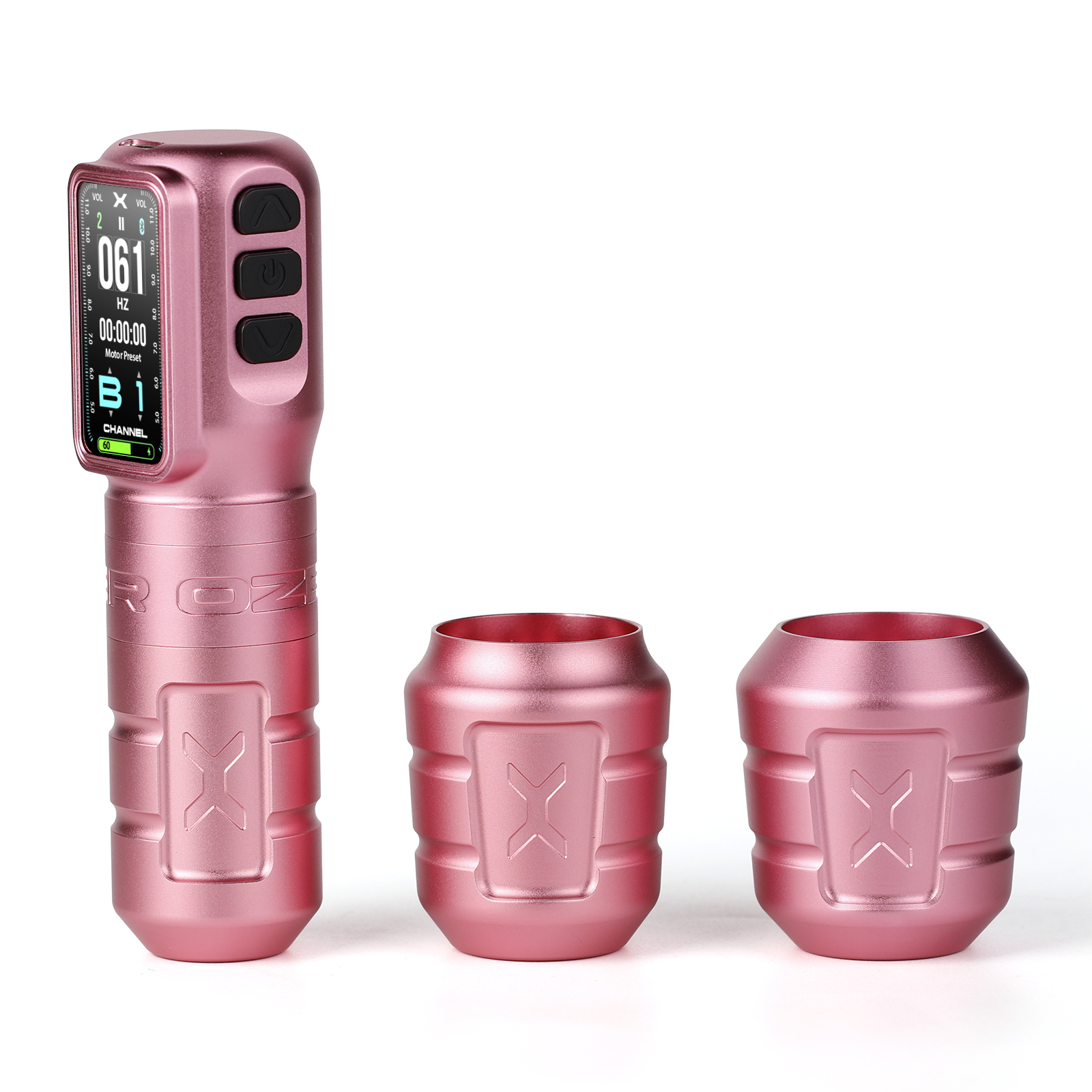 Ozer X - Channel Tattoo Machine-4.2mm Stroke - Pink - Image 7